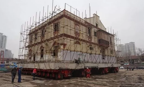 平移動(dòng)老建筑，傾角傳感器起到關(guān)鍵作用