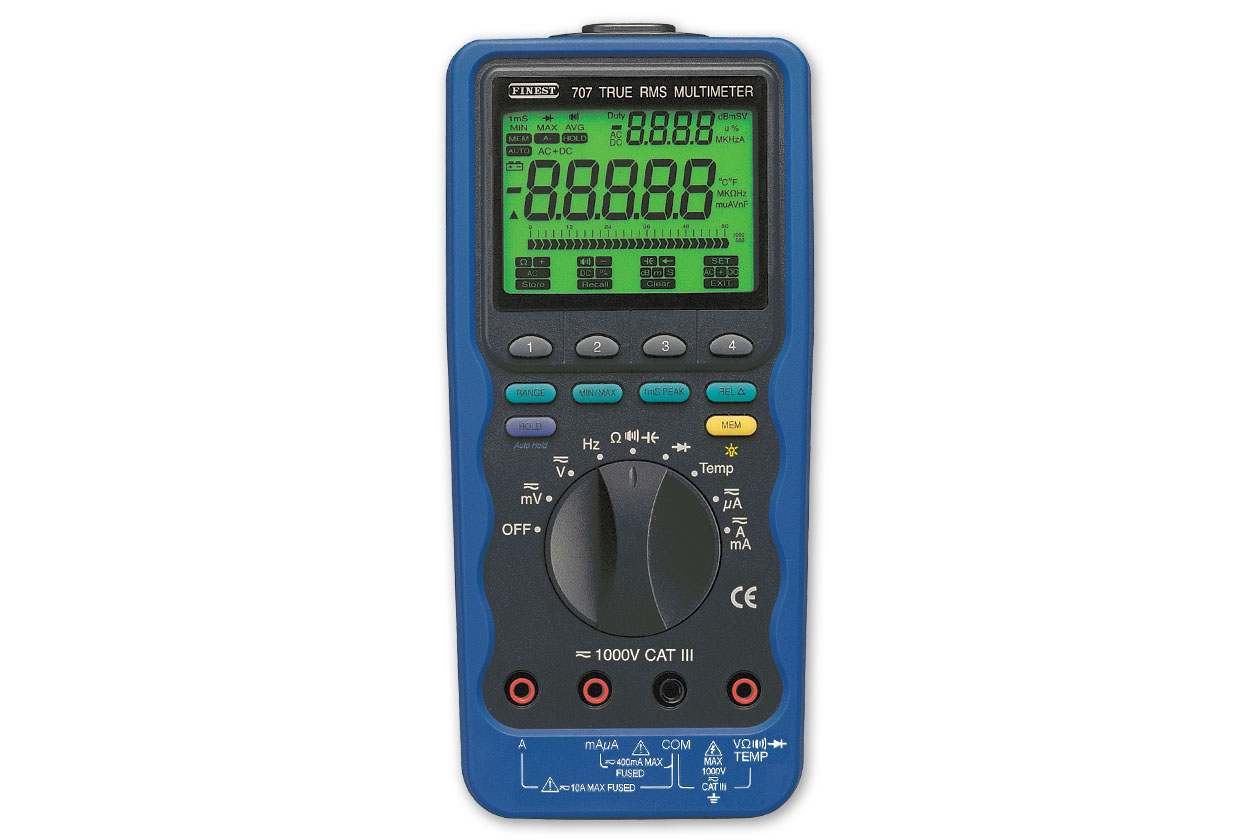 F707 4 4/5位真有效值全智能數(shù)字萬用表