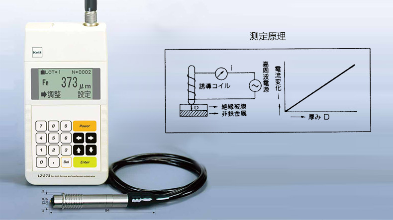 LE370膜厚計(jì)磁性金屬上非磁性涂鍍層